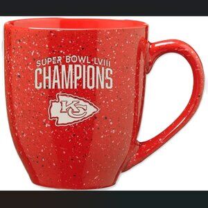 Kansas City Chiefs Coffee Mug NFL Licensed 16oz Super Bowl LVIII Red NEW